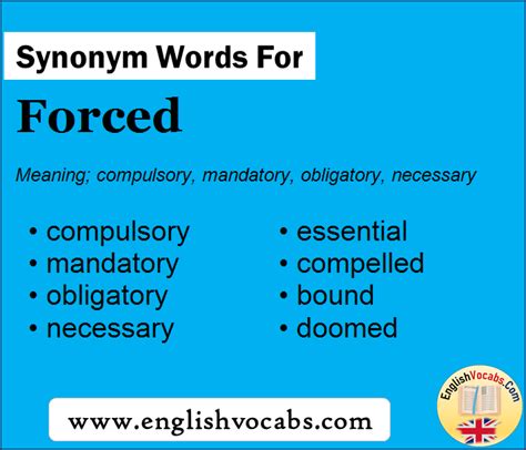 forced synonym